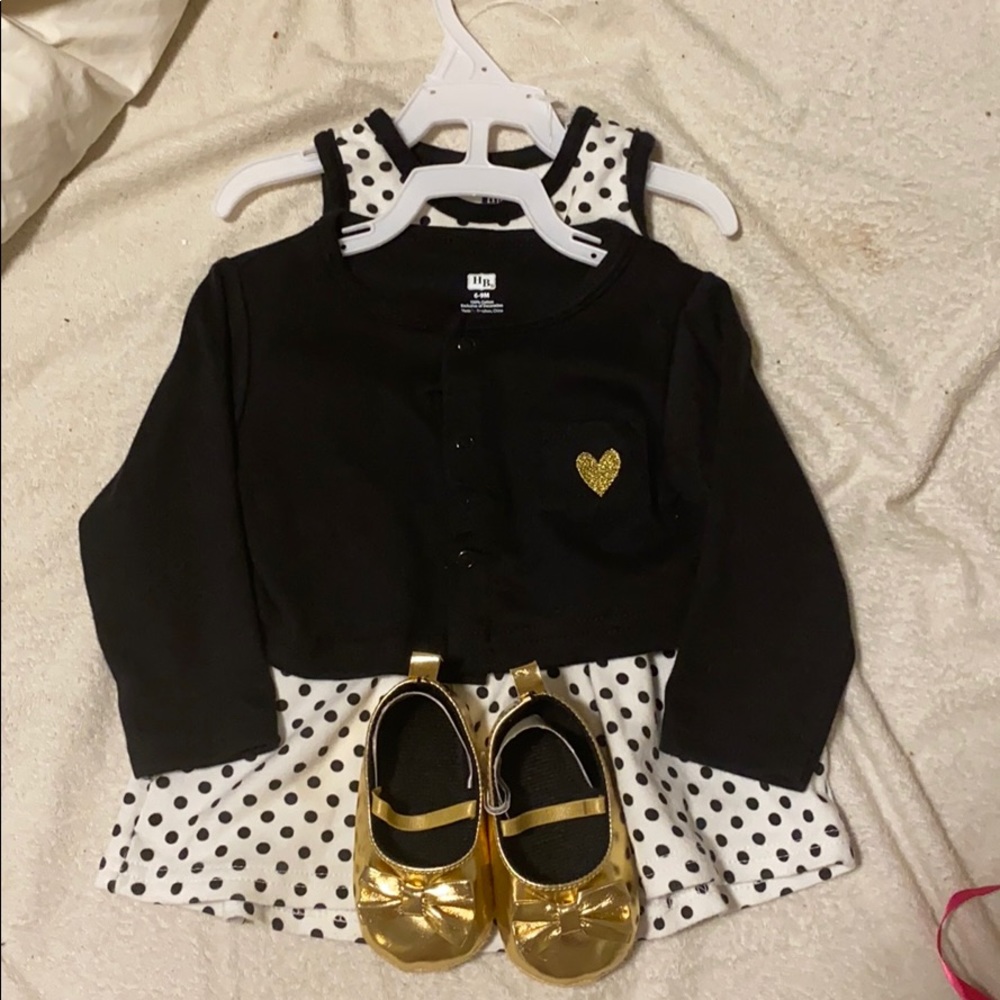 Dress with shoes